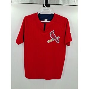 St. Louis Cardinals Game Giveaway Wind Breaker Jacket Size XL Zip‎ Shirt # 4